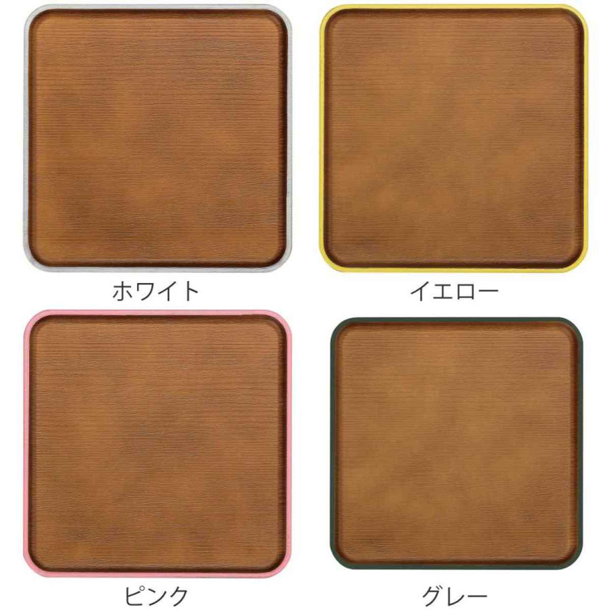 トレー 正角 24cm 木目調 issoo e...の詳細画像3