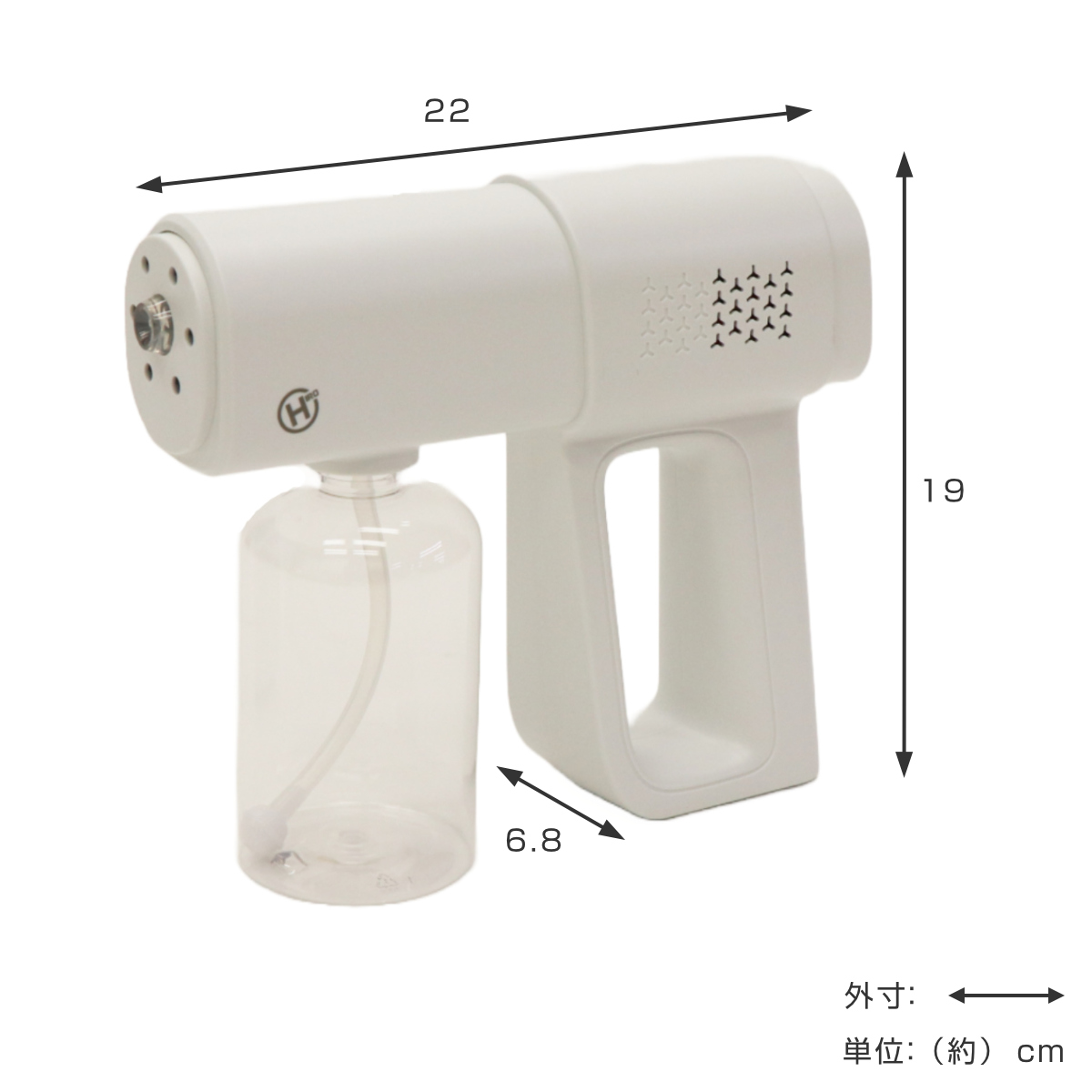 アルコールスプレー 電動 スプレーガン （ アルコール 噴霧器 自動 ミストガン スプレー 消毒 電動スプレー 充電式 360ml ） :  411448 : リビングート ヤフー店 - 通販 - Yahoo!ショッピング