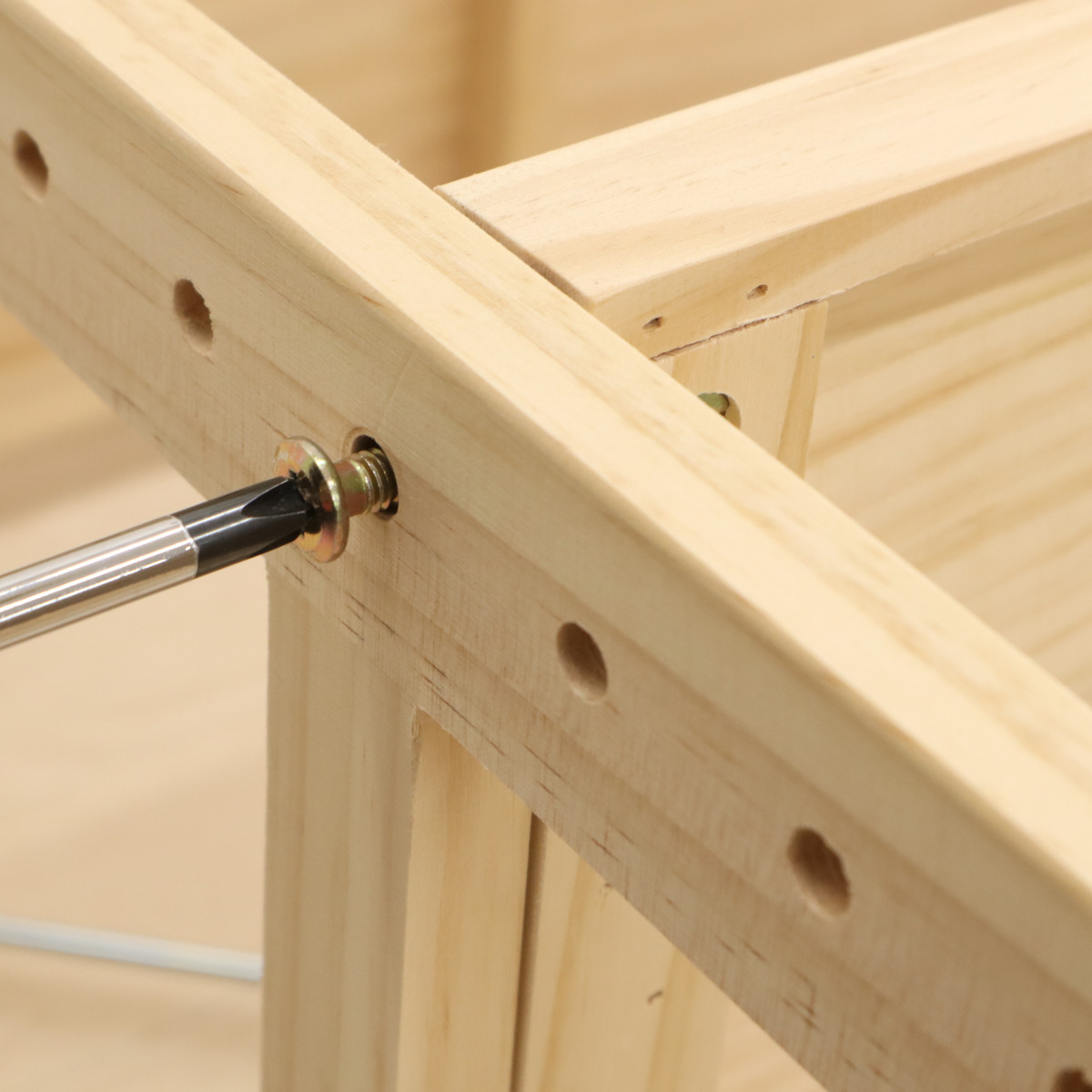 フリーラック 木製 パインラック 3段 幅82cm （ シェルフ ラック 棚