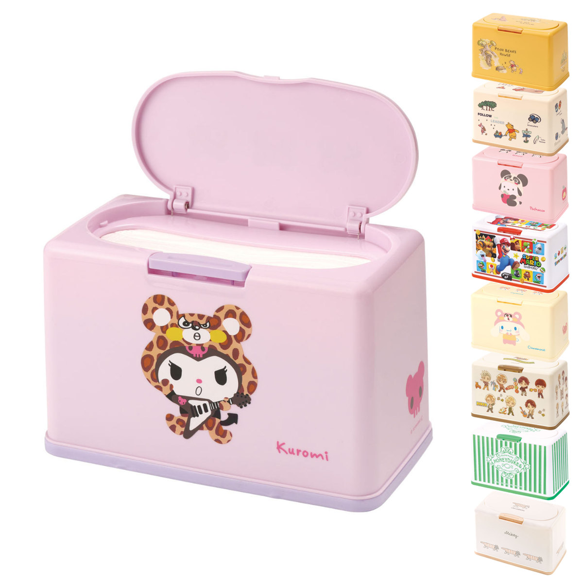スケーター マスク ケース 抗菌マスクストッカー キャラクター （ プー