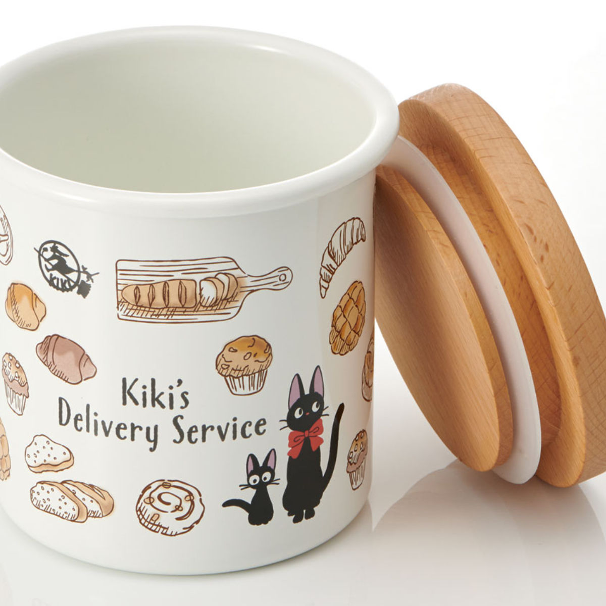 スケーター ホーロー キャニスター 木蓋 （ 保存容器 となりのトトロ