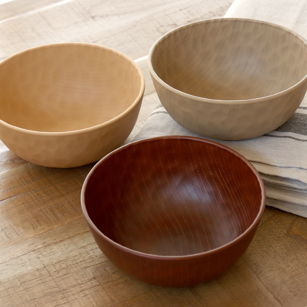 宮本産業 ボウル L 17cm WOODY CRAFT （ 食洗器対応 電子レンジ