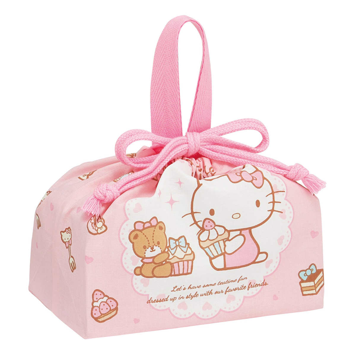 キラキラ⭐️　エプロン　& ランチバッグ スケーター 弁当袋 巾着袋 ランチバッグ ランチ巾着