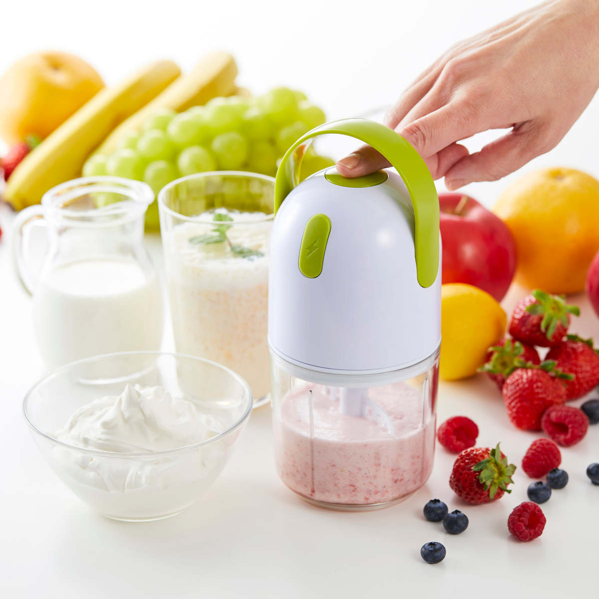 竹原製缶 フードチョッパー 電動 みじん切りスピードチョッパープラス