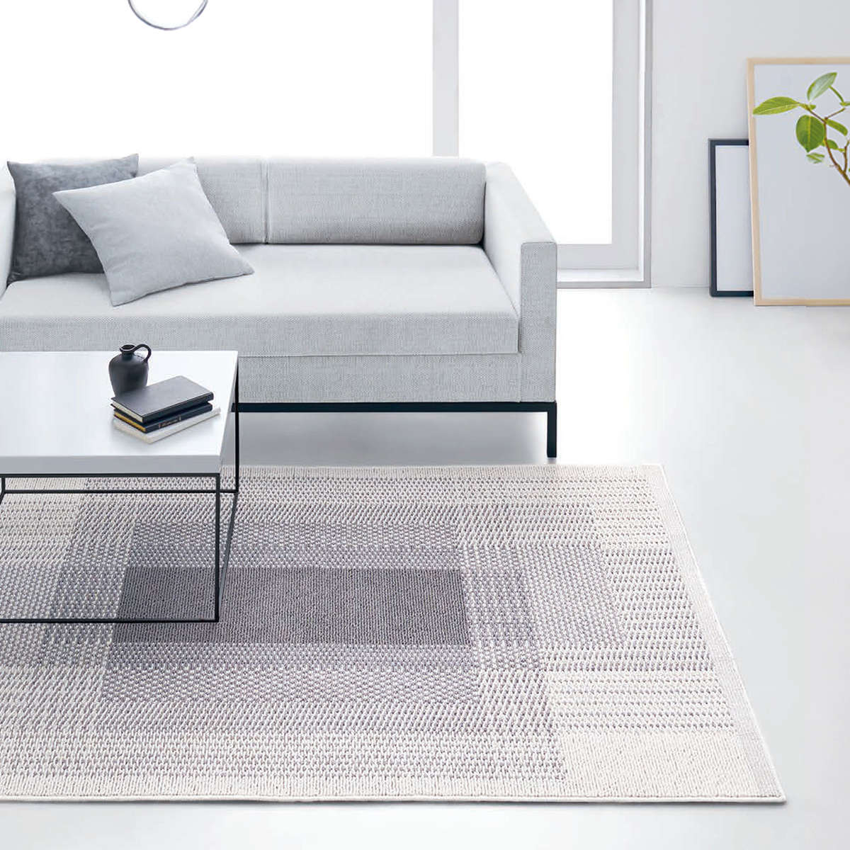 スミノエ ラグ フィルナス 防ダニ加工 130×185cm （ カーペット 絨毯