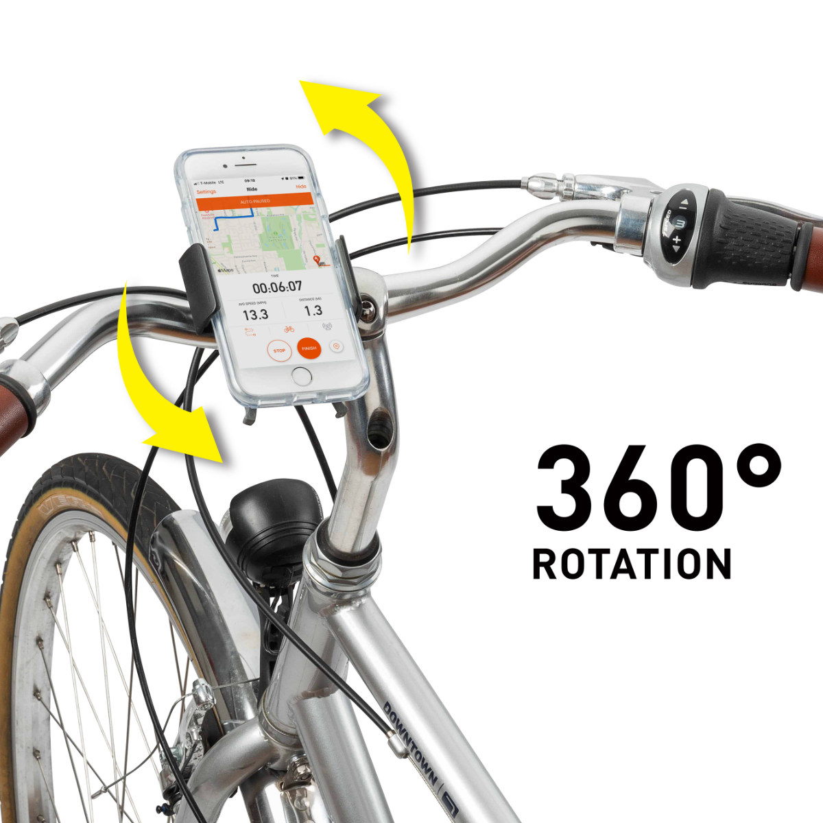 自転車用 スマートフォンホルダー スクイーズ ...の詳細画像3