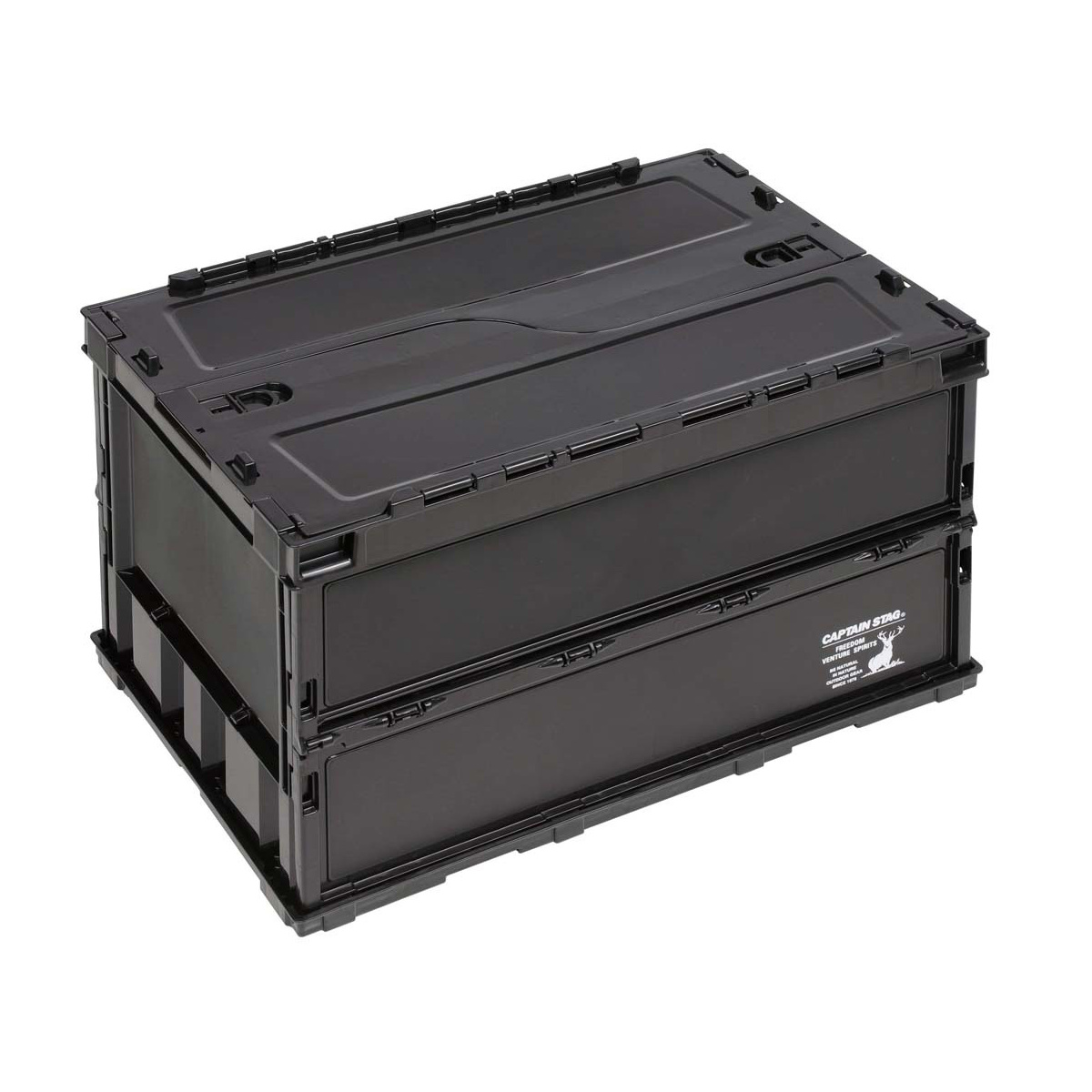 CS BLACK LABEL アウトドア折りたたみコンテナ 幅53×奥行36.5×高さ33.5