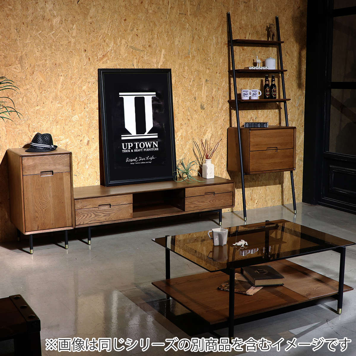 東馬（Tohma） ミニキャビネット 北欧ヴィンテージ調 RAGO 幅40cm