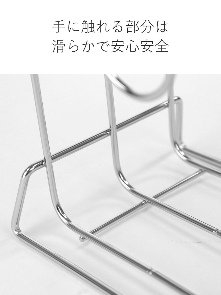 大木製作所 まな板スタンド まな板立てダブル （ 日本製 ステンレス