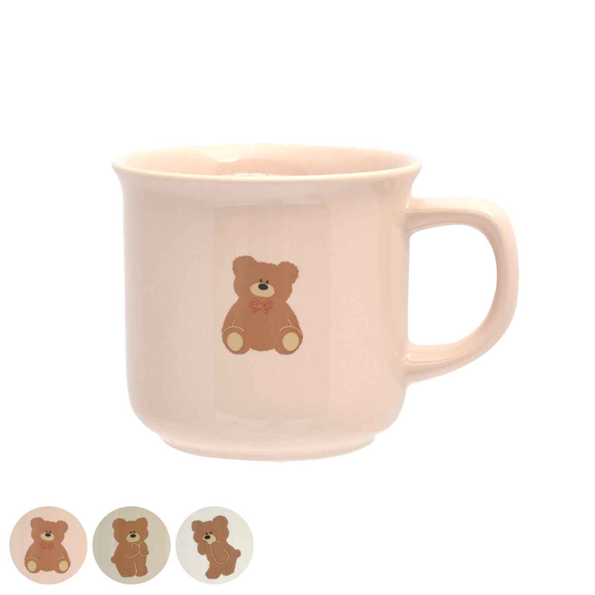 マグカップ 230ml MOKOMOKOKUMA 陶磁器 （ 食洗器対応 電子レンジ対応
