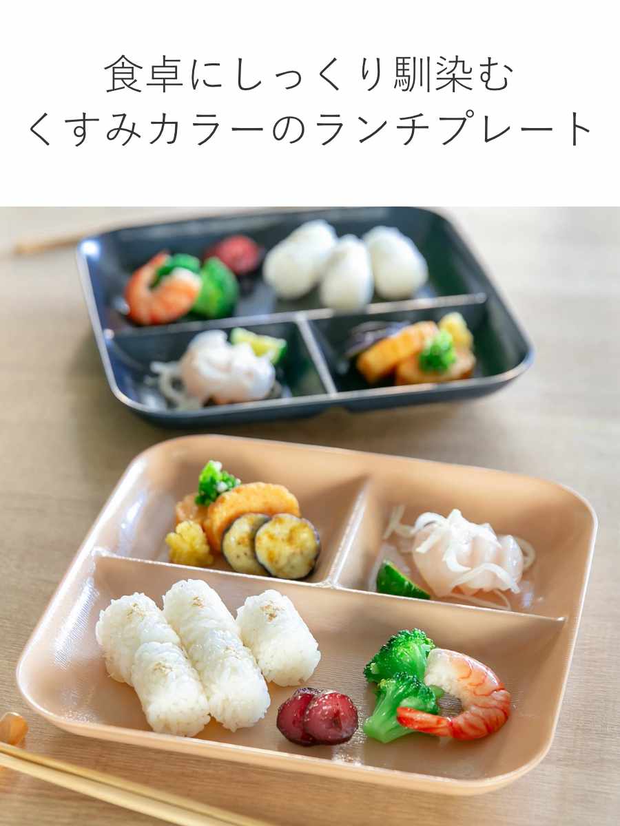 宮本産業 ランチプレート 24.5cm KUSUMI 木目調 （ 食洗器対応 電子