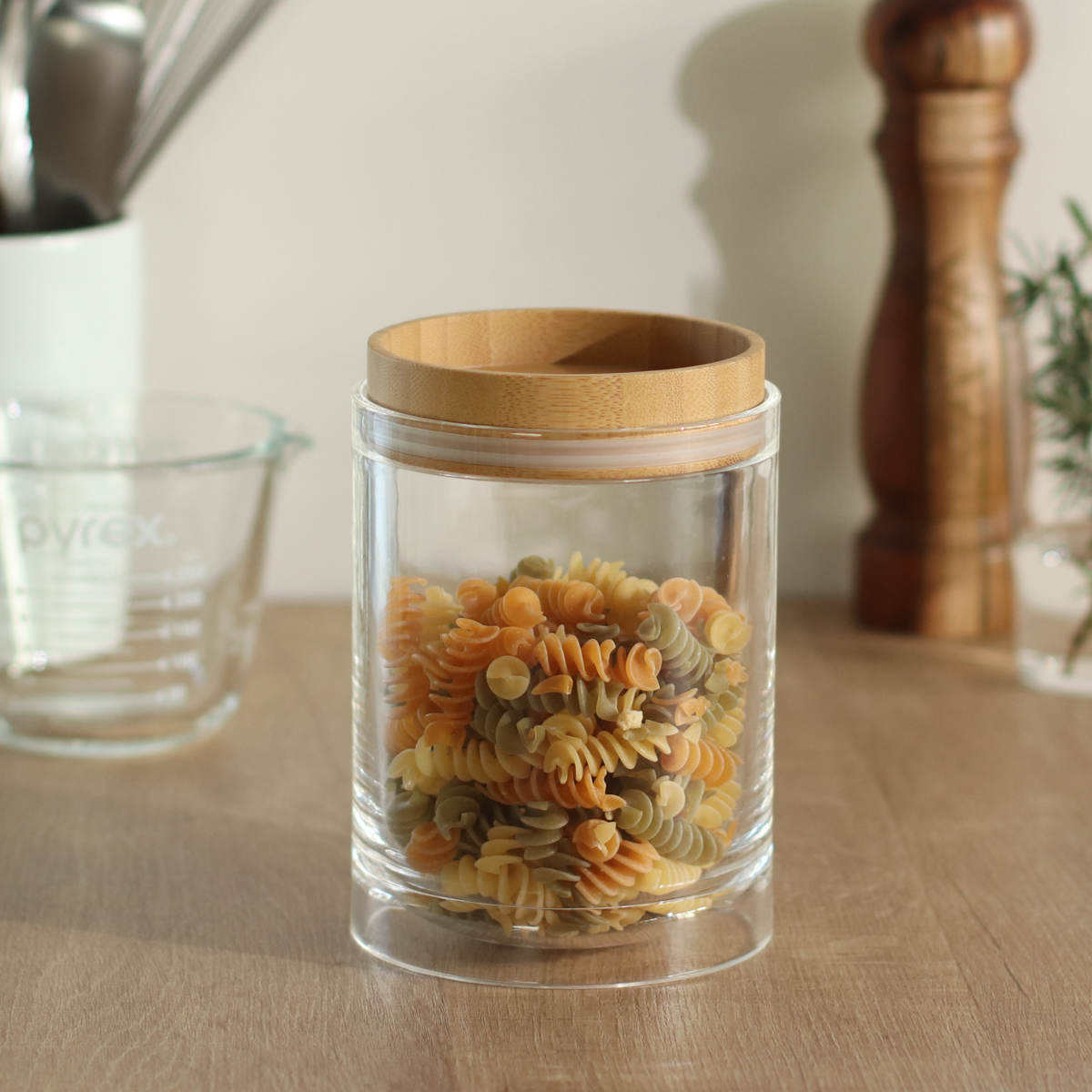 biite 保存容器 850ml 重なるキャニスター バンブー （ キャニスター