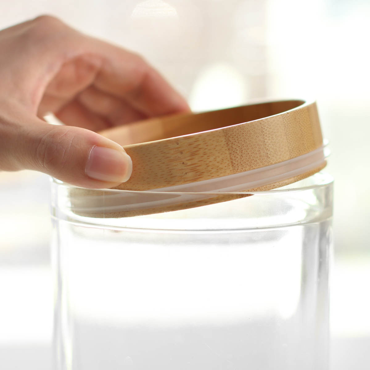 biite 保存容器 850ml 重なるキャニスター バンブー （ キャニスター