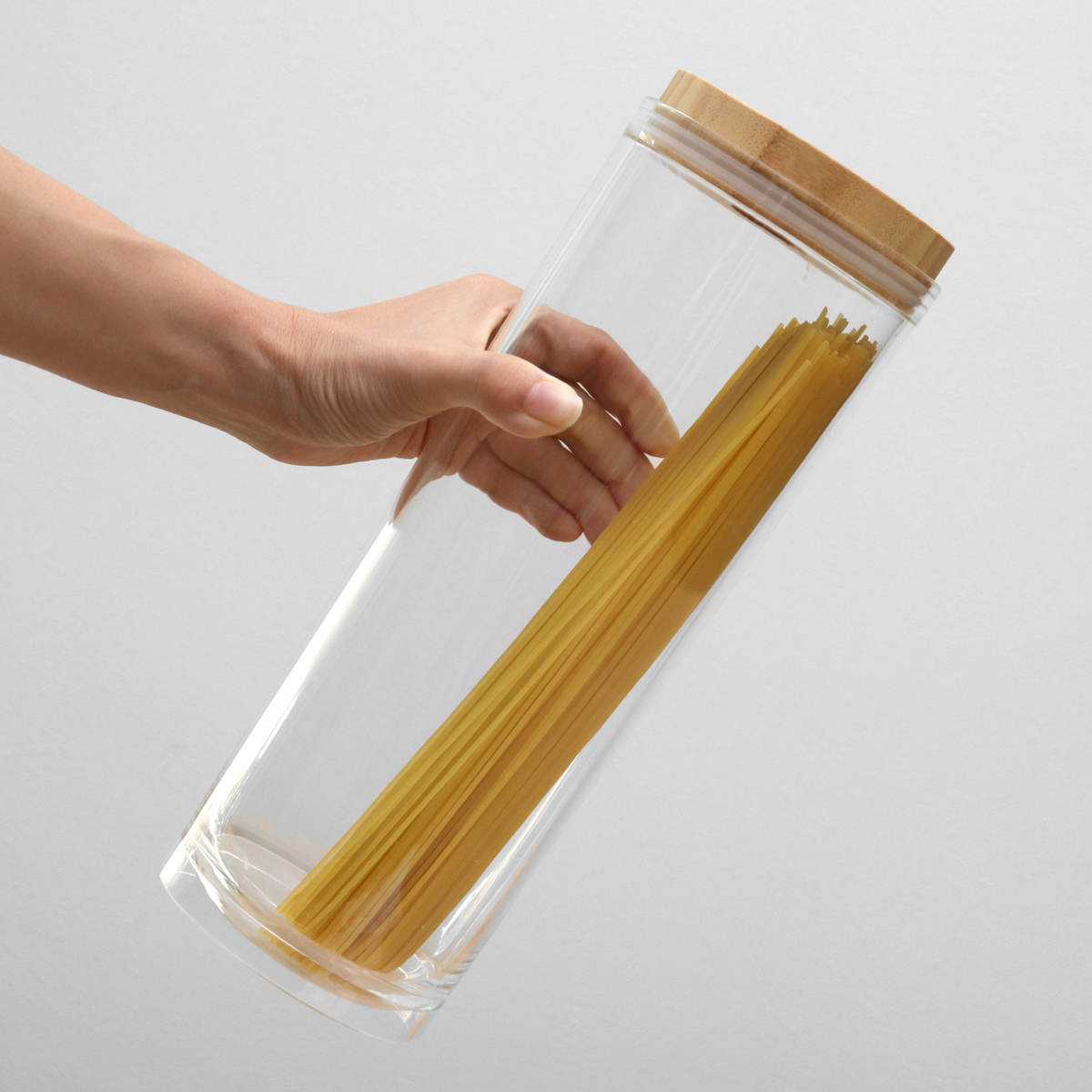 biite 保存容器 1.75L 重なるキャニスター バンブー パスタケース