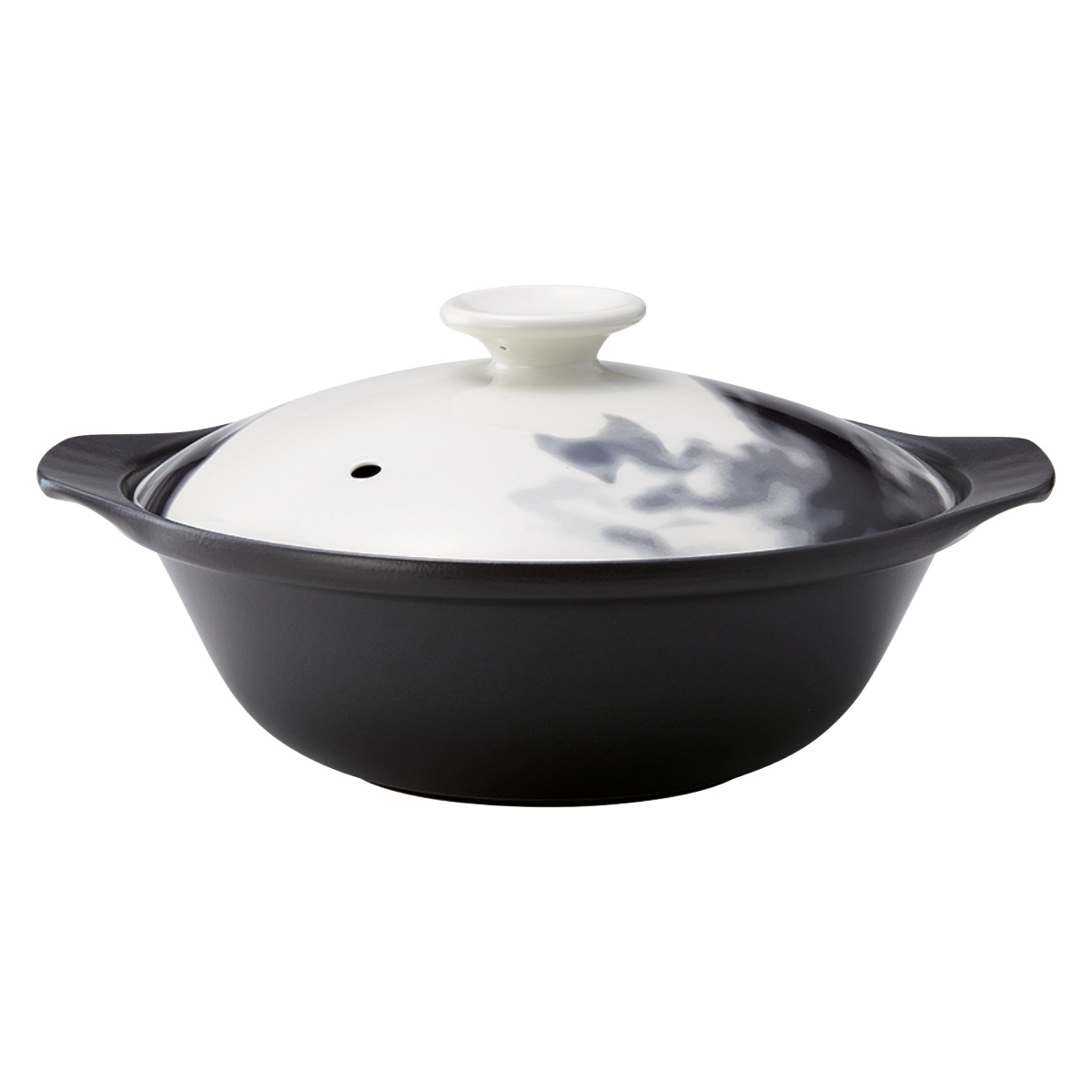 M.STYLE（エムスタイル） 土鍋 9号 ガス火専用 Flow 直火軽量土鍋