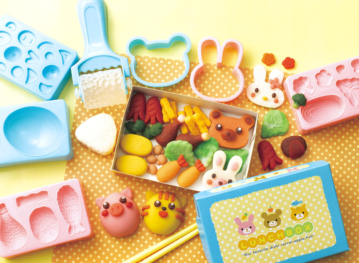 ねんど おべんとうセット 4色入 おもちゃ （ 粘土 こむぎねんど おべんとう セット 知育玩具 幼児 3歳 子供 キッズ ）  :413086:インテリアパレットヤフー店 通販 