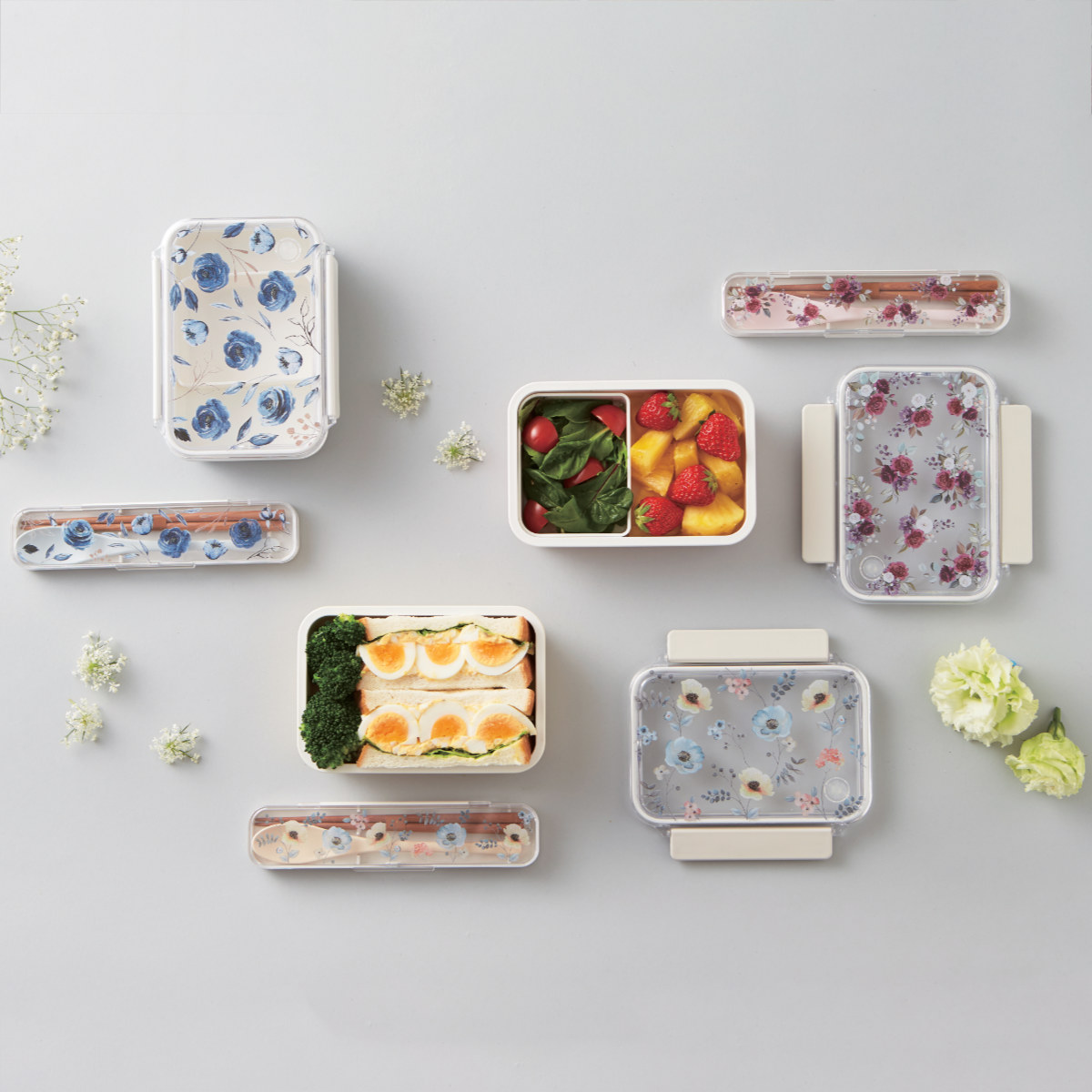 お弁当箱 500ml 1段 Floraison タイトランチ （ 弁当箱 ランチボックス
