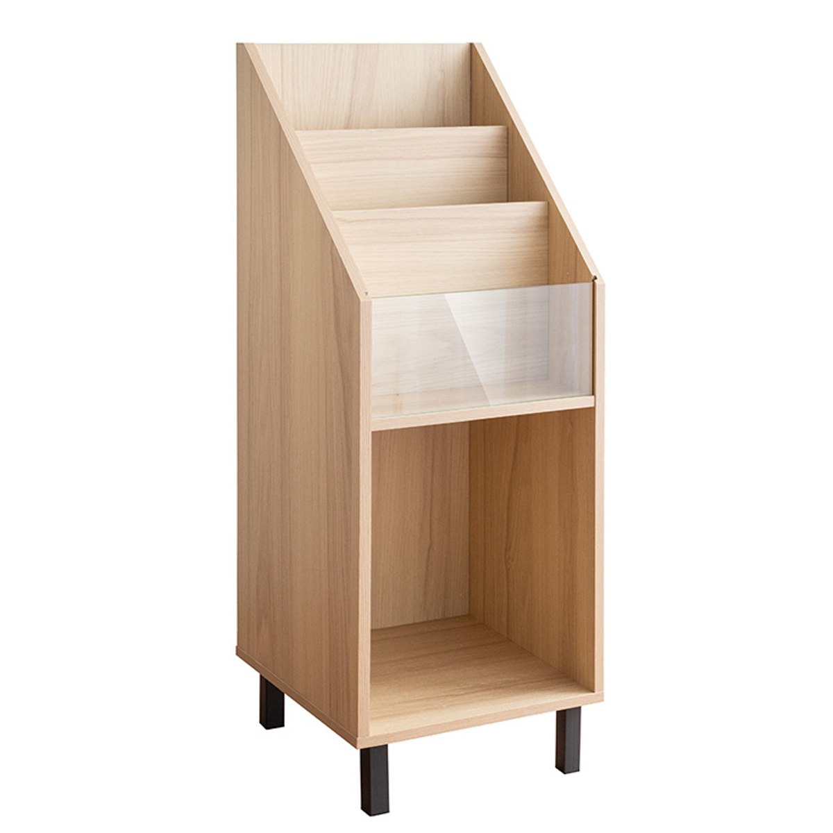 宮武製作所 レコード収納 幅35.5cm オープンラック スリムタイプ