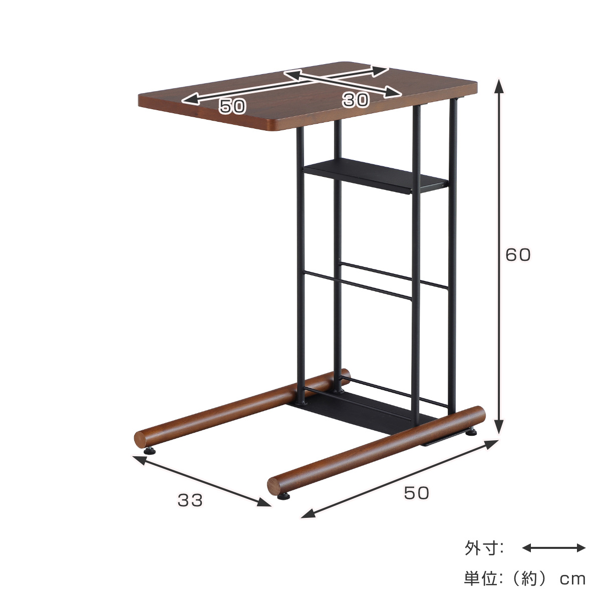 E400\"　木製ナイトテーブル　サイドテーブル Amazon.co.jp: 日本製 ナイトテーブル 幅40cm ナチュラル 2口