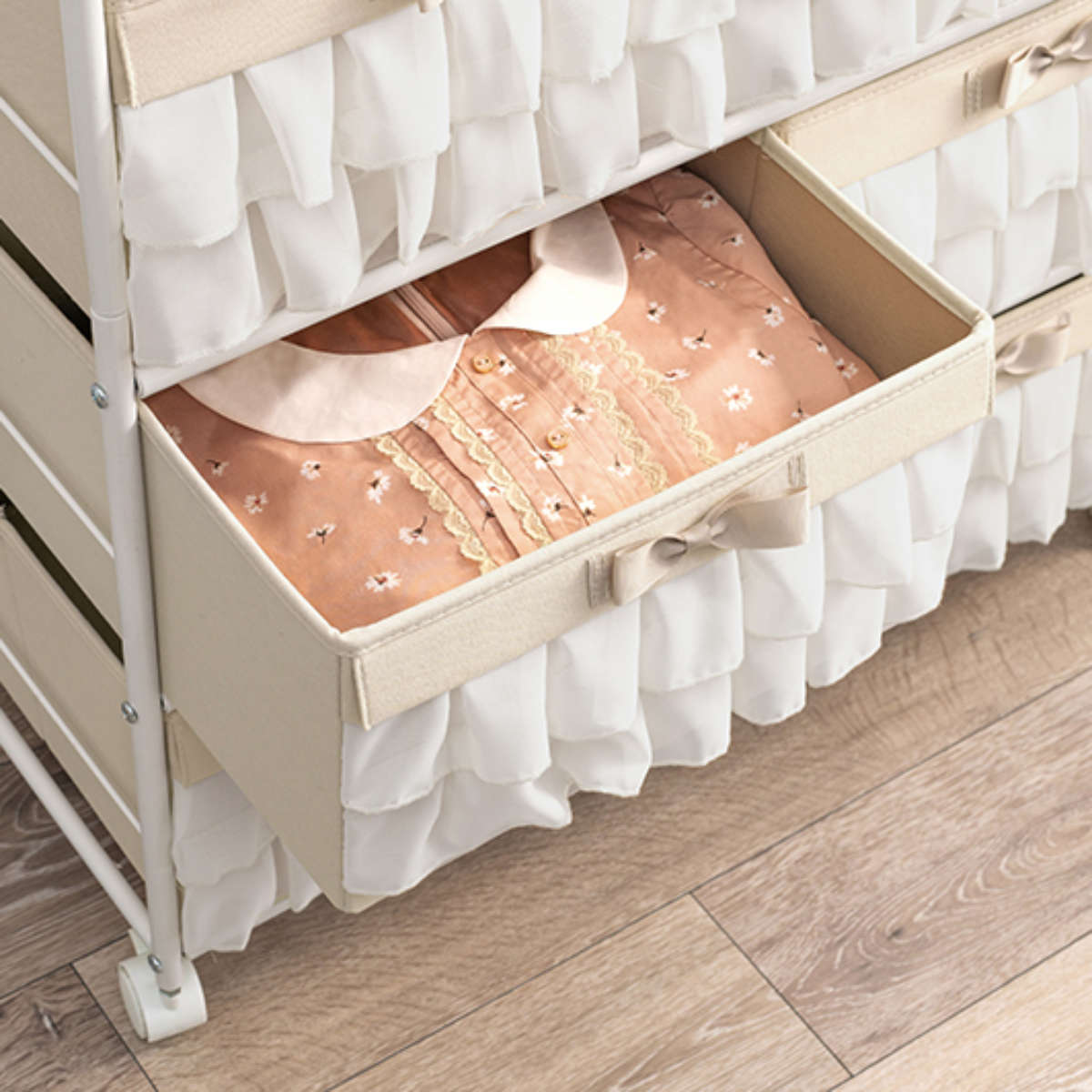 訳あり品！【137】フレンチ調ホワイトチェスト三段四つ引き木製収納家具姫系タンス rch-1360aw_5.jpg