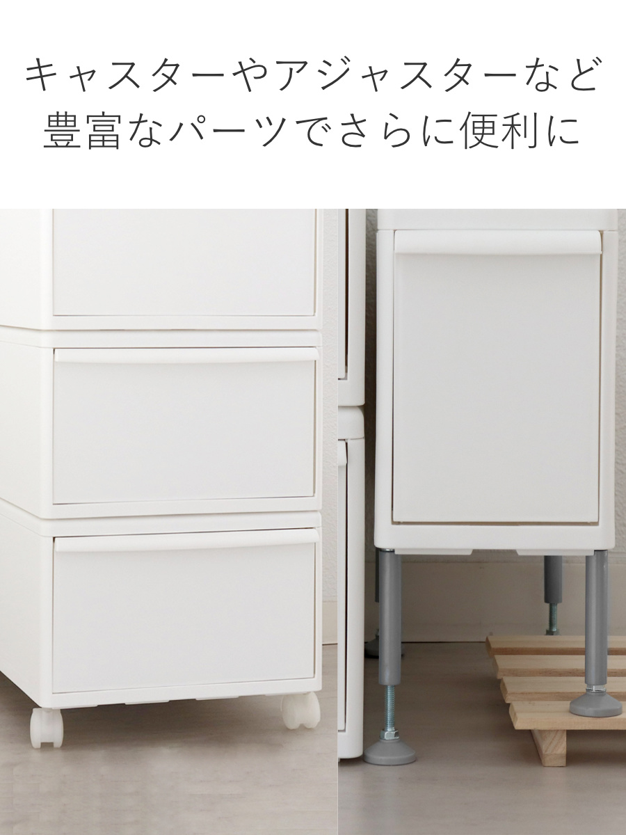 Like-it - 納める入れもの 同色3個組 組み合わせて使える納める入れもの 広広としたL （ 納める 可塑性物質 抽き出し 幅34×奥ふかさ46.5×高さ28糎 日本製 押し入れ ）
