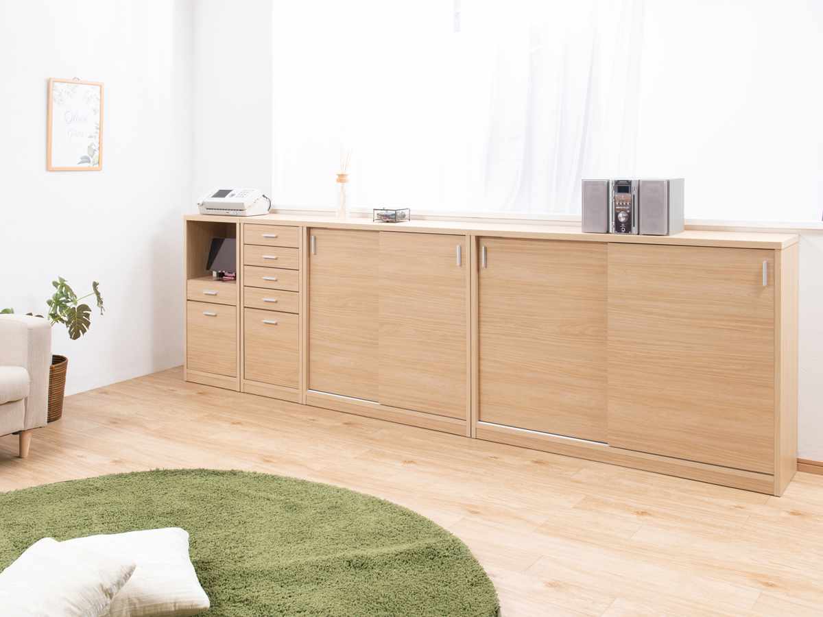 カウンター下収納 幅40cm チェスト 5段 日本製 完成品 （ カウンター下