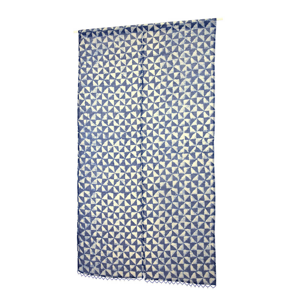 のれん コタドリアインディゴ 約85×150cm （ 暖簾 和風 和柄 ロング