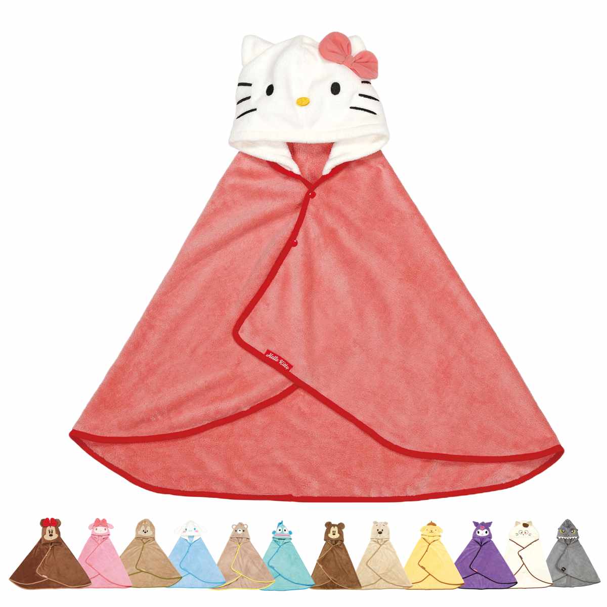 スケーター バスタオル 吸水速乾 フード付き バスポンチョ