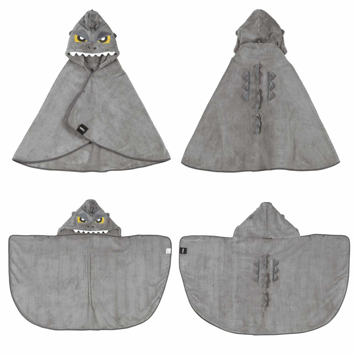 スケーター バスタオル 吸水速乾 フード付き バスポンチョ