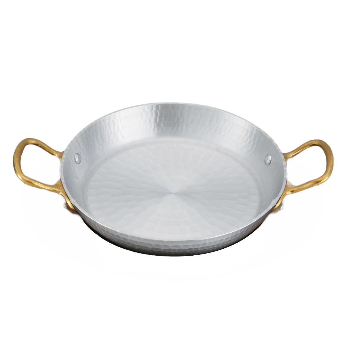 パエリアパン 24cm 両手 プロキング 打出しフライパン 中尾アルミ