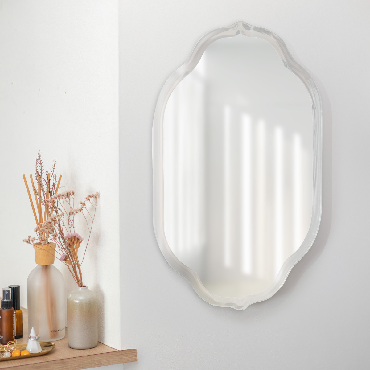 塩川光明堂 ミラー 壁掛け ウォールミラー 40×60cm モロッコ （ 鏡