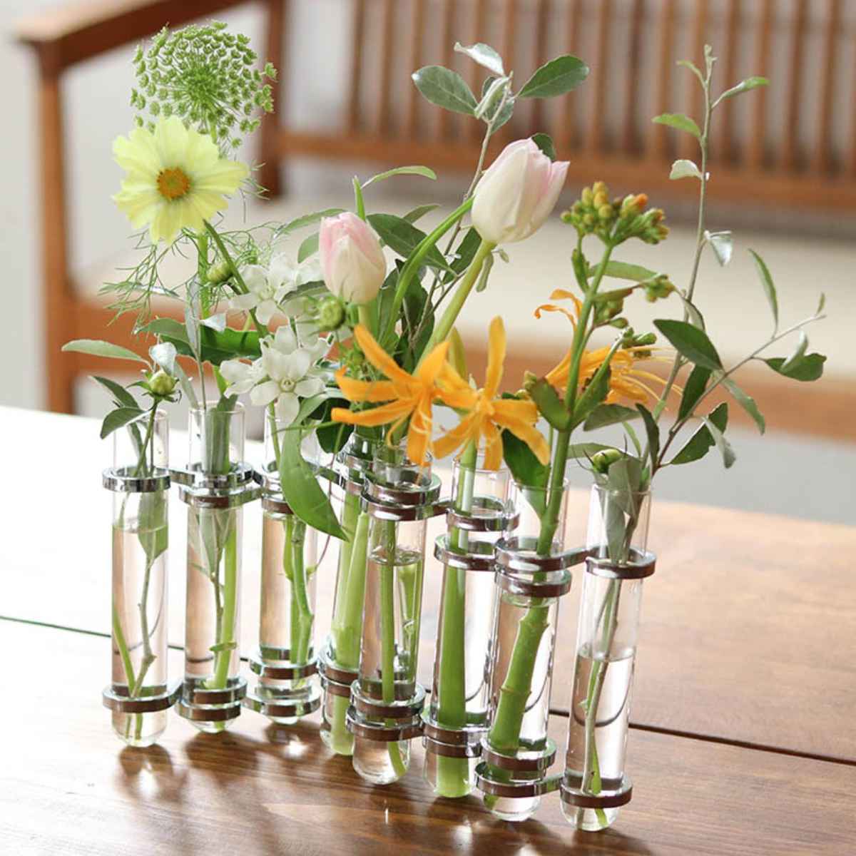 ダルトン 花瓶 リンクチューブベース ガラス （ DULTON 花びん 花器 