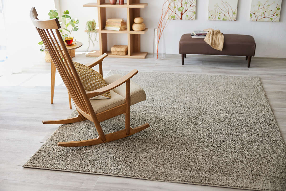 スミノエ ラグ ソル 190×190cm ウォッシャブル （ カーペット 絨毯