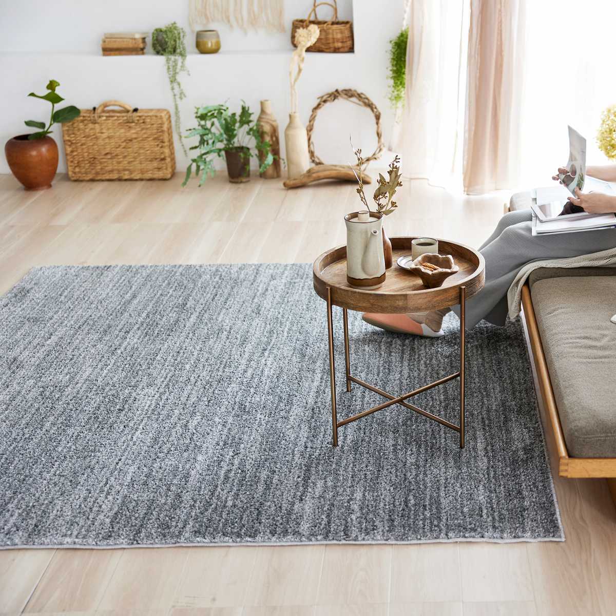 ■040■美品■itten■ラグ■カーペット■SUI■260x260■ スミノエ ラグ エクリュ 130×190cm 洗える （ カーペット 絨毯 マット