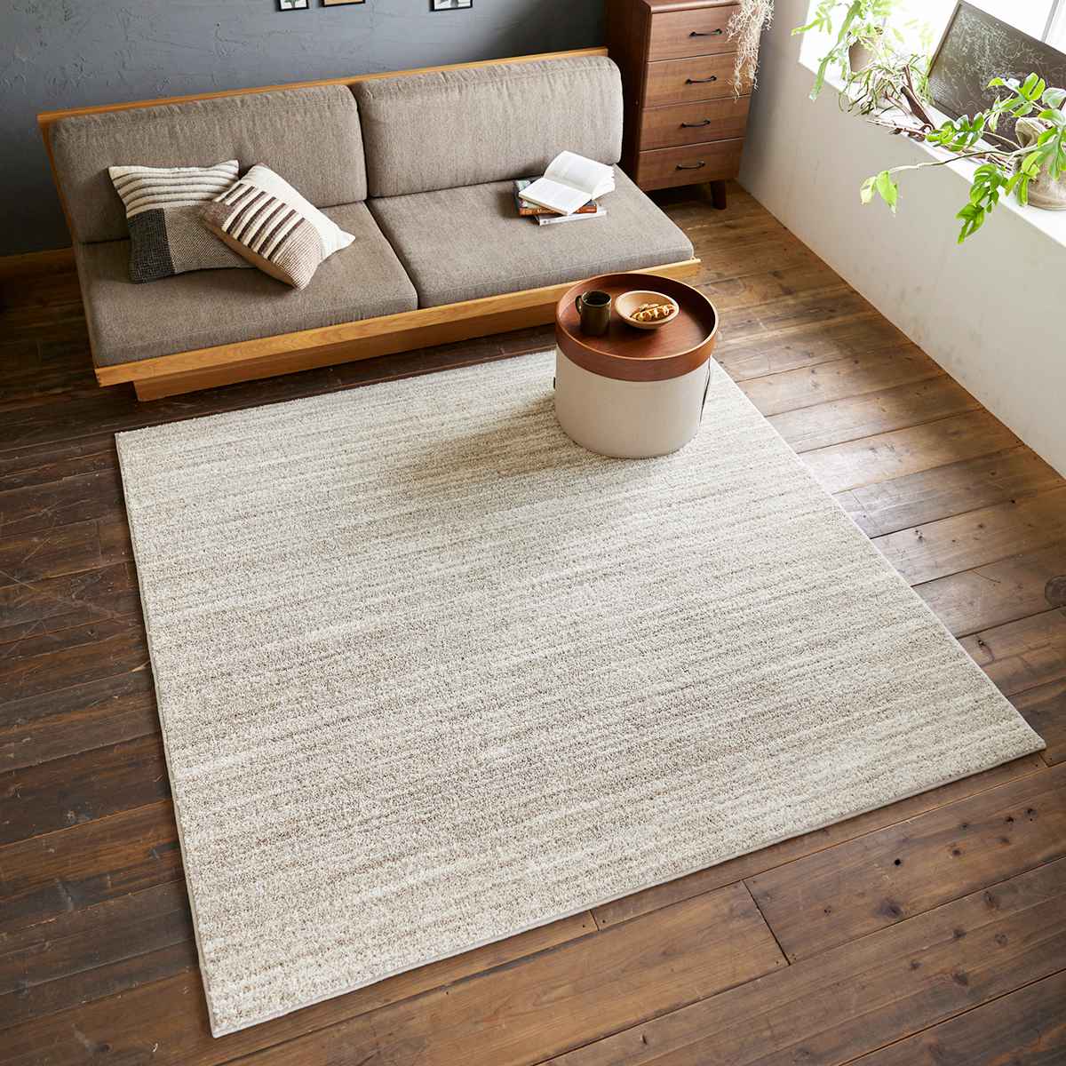 スミノエ ラグ エクリュ 190×240cm 洗える ( カーペット 絨毯 マット スミノエ ラグ エクリュ 190×240cm 洗える ( カーペット 絨毯 マット