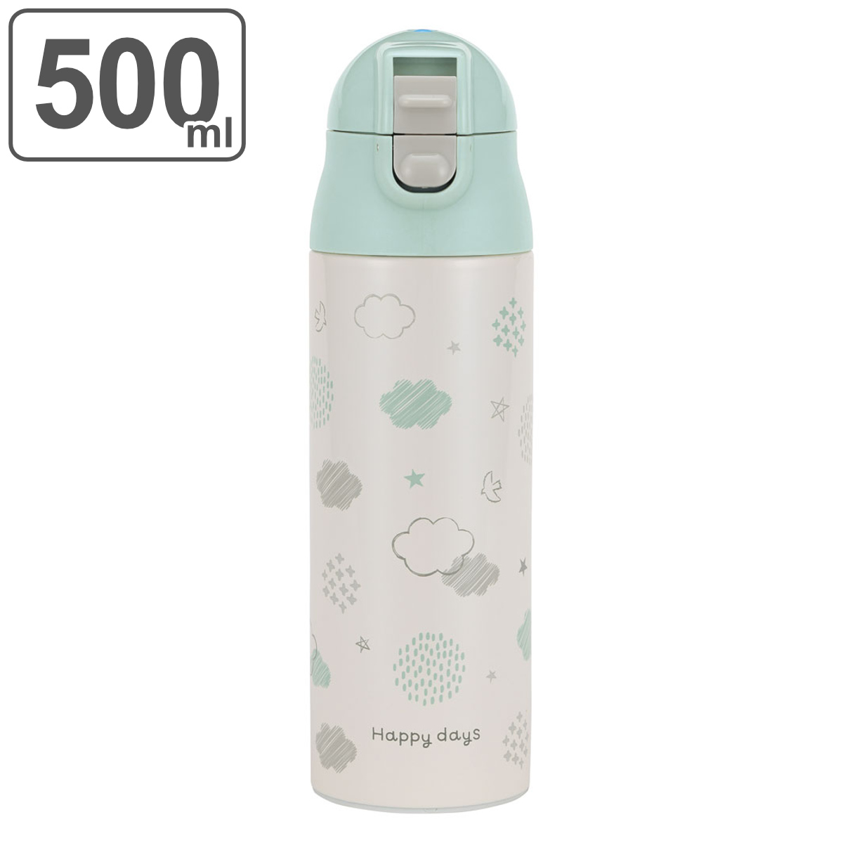 スケーター 水筒 調乳用 500ml ステンレスボトル 超軽量 Happy Days