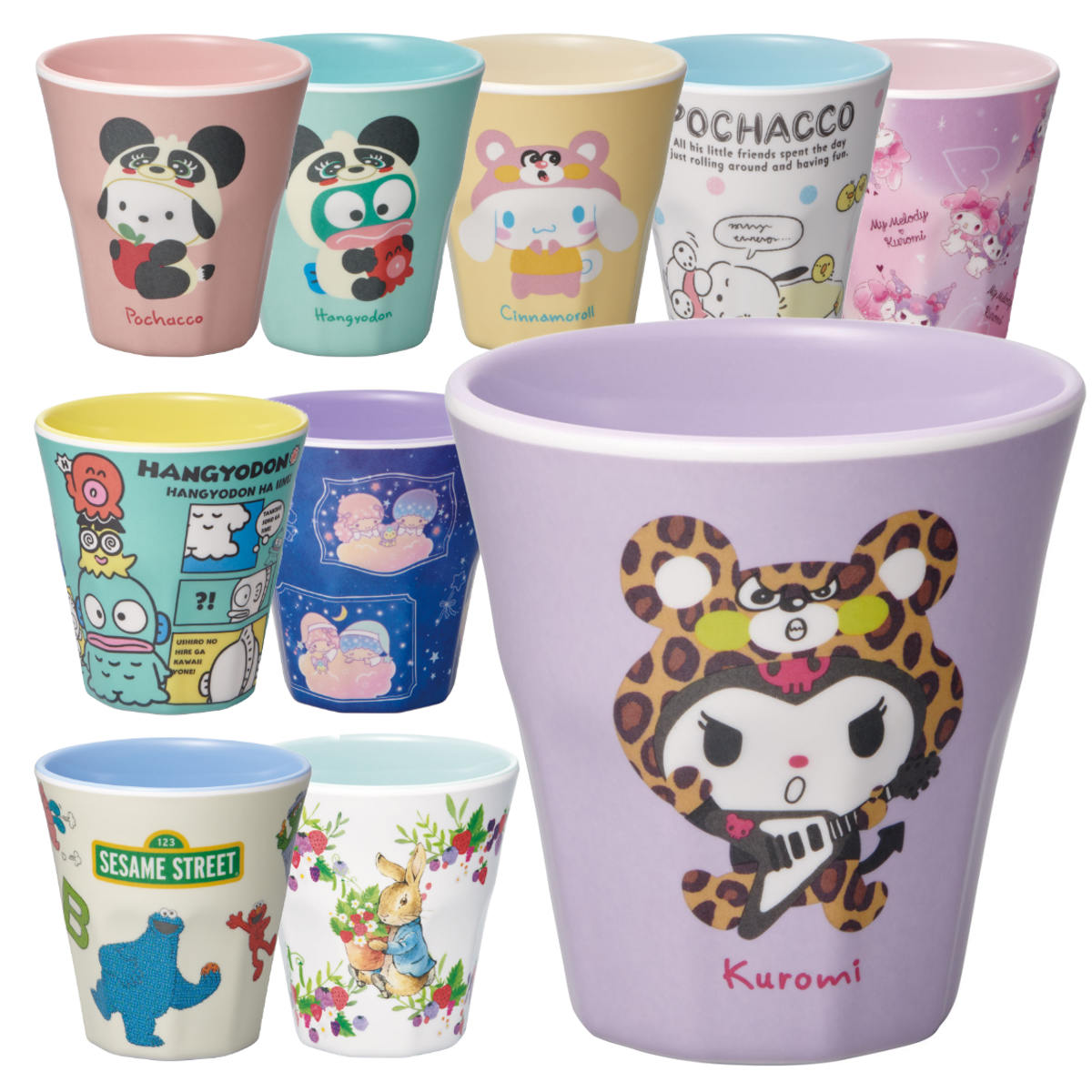 スケーター コップ 270ml メラミンタンブラー キャラクター （ セサミ