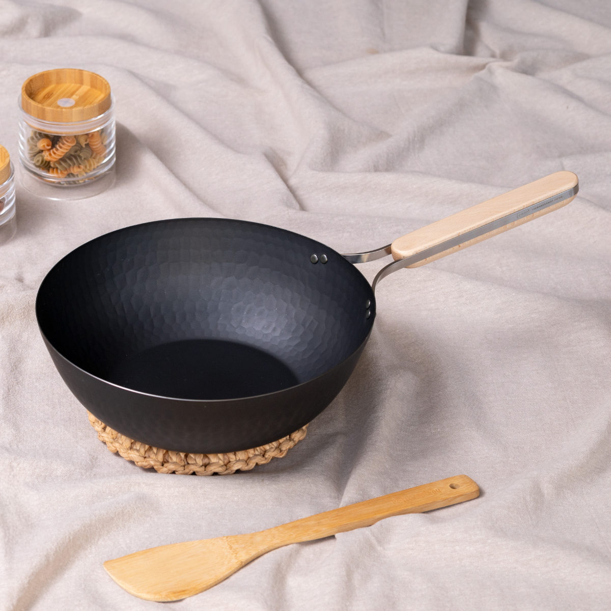 和平フレイズ 特典付き 中華鍋 鉄製 26cm enzo IH対応 日本製 （ ガス