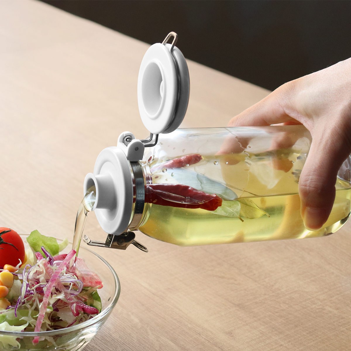 保存容器 500ml ワンプッシュ便利びん500 セラーメイト （ 日本製 調味