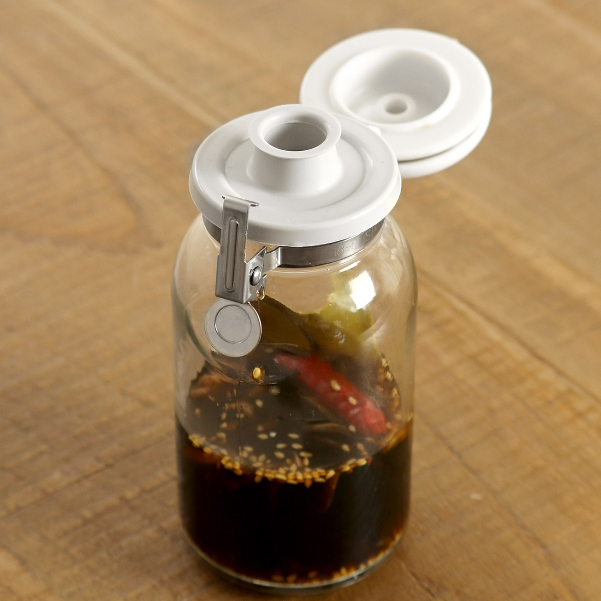 保存容器 300ml ワンプッシュ便利びん300 セラーメイト ( 日本 保存容器 300ml ワンプッシュ便利びん300 セラーメイト ( 日本