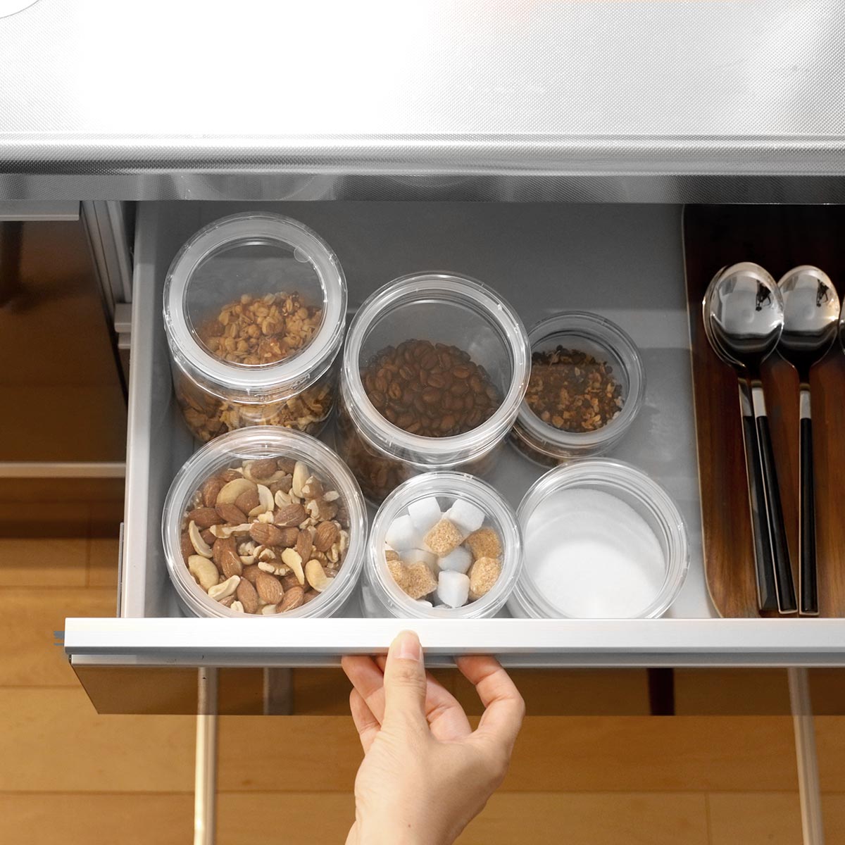 保存容器 800ml チャーミークリアー L2 セラーメイト （ 日本製 ガラス