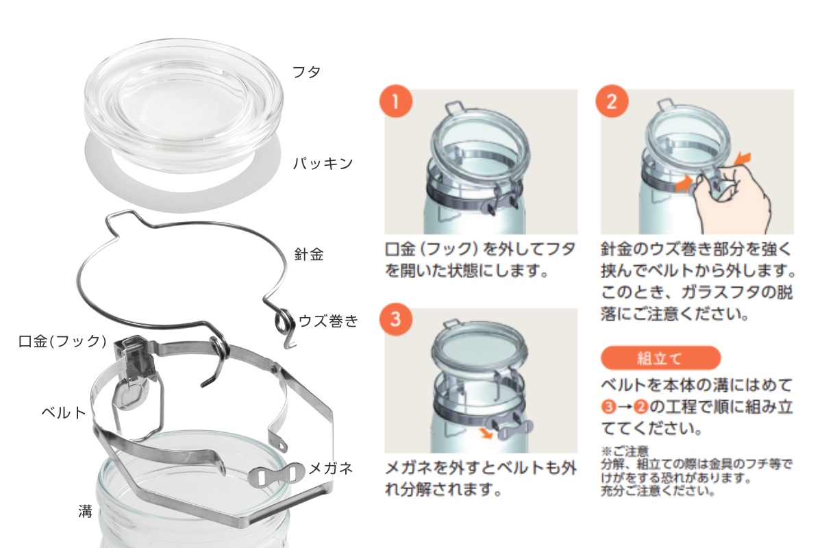 保存容器 500ml 密封びん セラーメイト （ 日本製 ガラス 密閉 密封