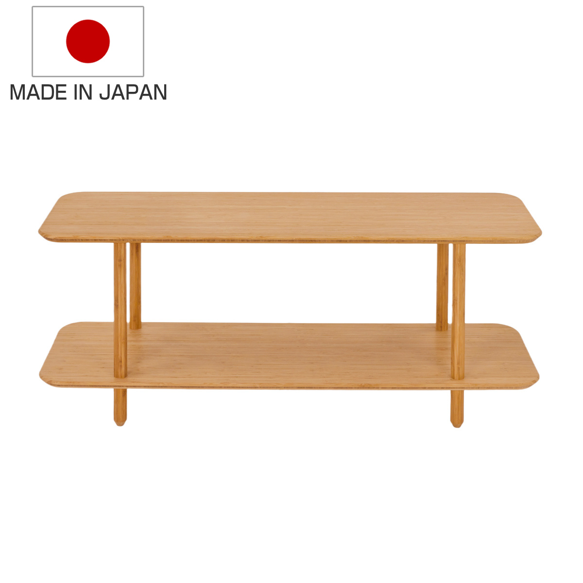 TEORI（テオリ） シェルフ 3段 幅90cm 竹製 （ ラック 日本製