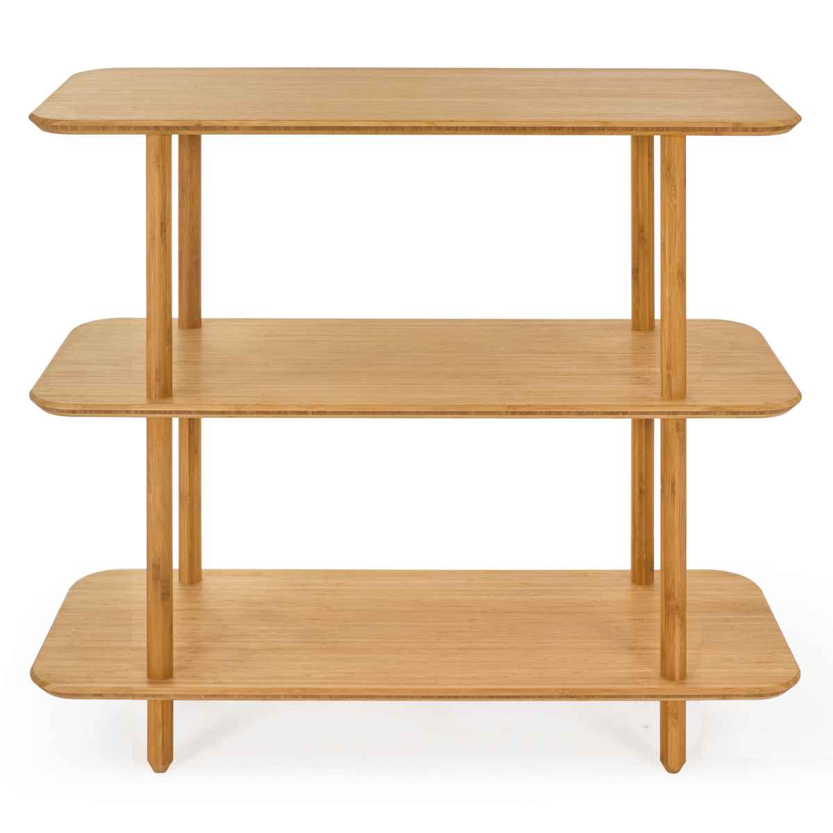 TEORI（テオリ） シェルフ 3段 幅90cm 竹製 （ ラック 日本製