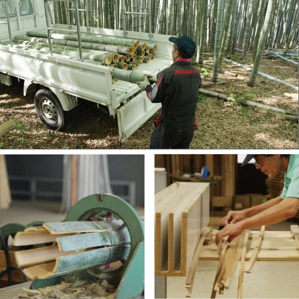 TEORI（テオリ） シェルフ 3段 幅90cm 竹製 （ ラック 日本製