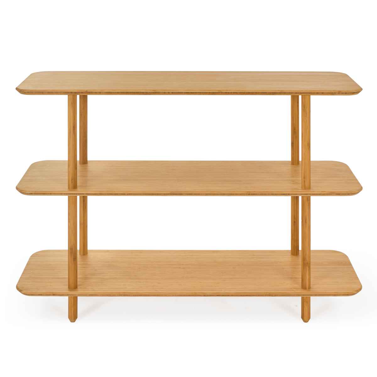 TEORI（テオリ） シェルフ 3段 幅120cm 竹製 （ ラック 日本製
