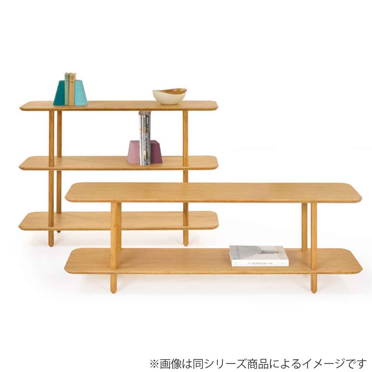 TEORI（テオリ） シェルフ 3段 幅120cm 竹製 （ ラック 日本製