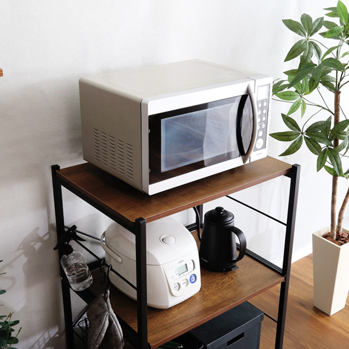 ホームテイスト（HOME taste） レンジ台 幅60.7cm ミドルタイプ