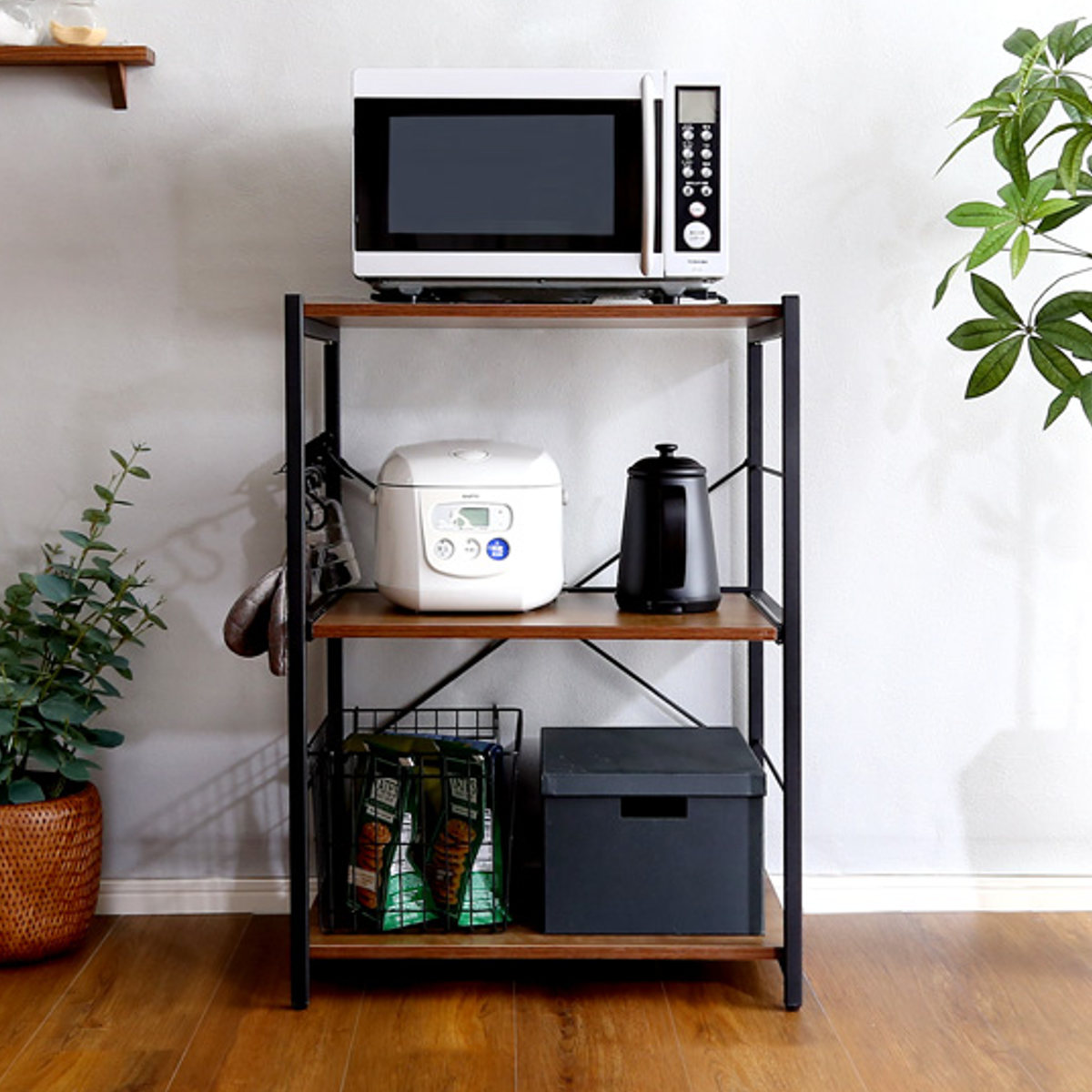 ホームテイスト（HOME taste） レンジ台 幅60.7cm ミドルタイプ