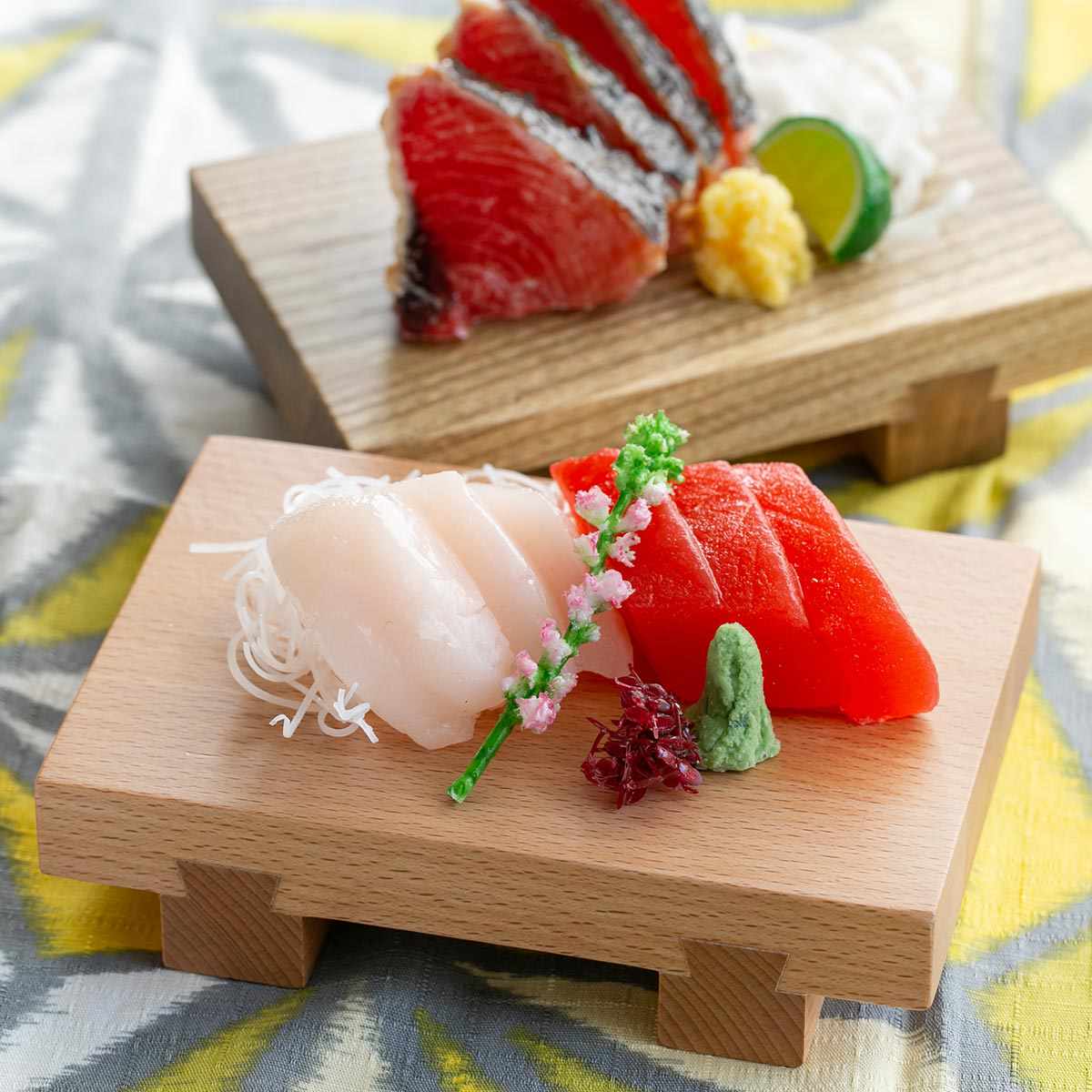 寿司下駄 S 15cm SUSHIGETA 天然木 （ 寿司盛り台 寿司ゲタ 盛台 盛り